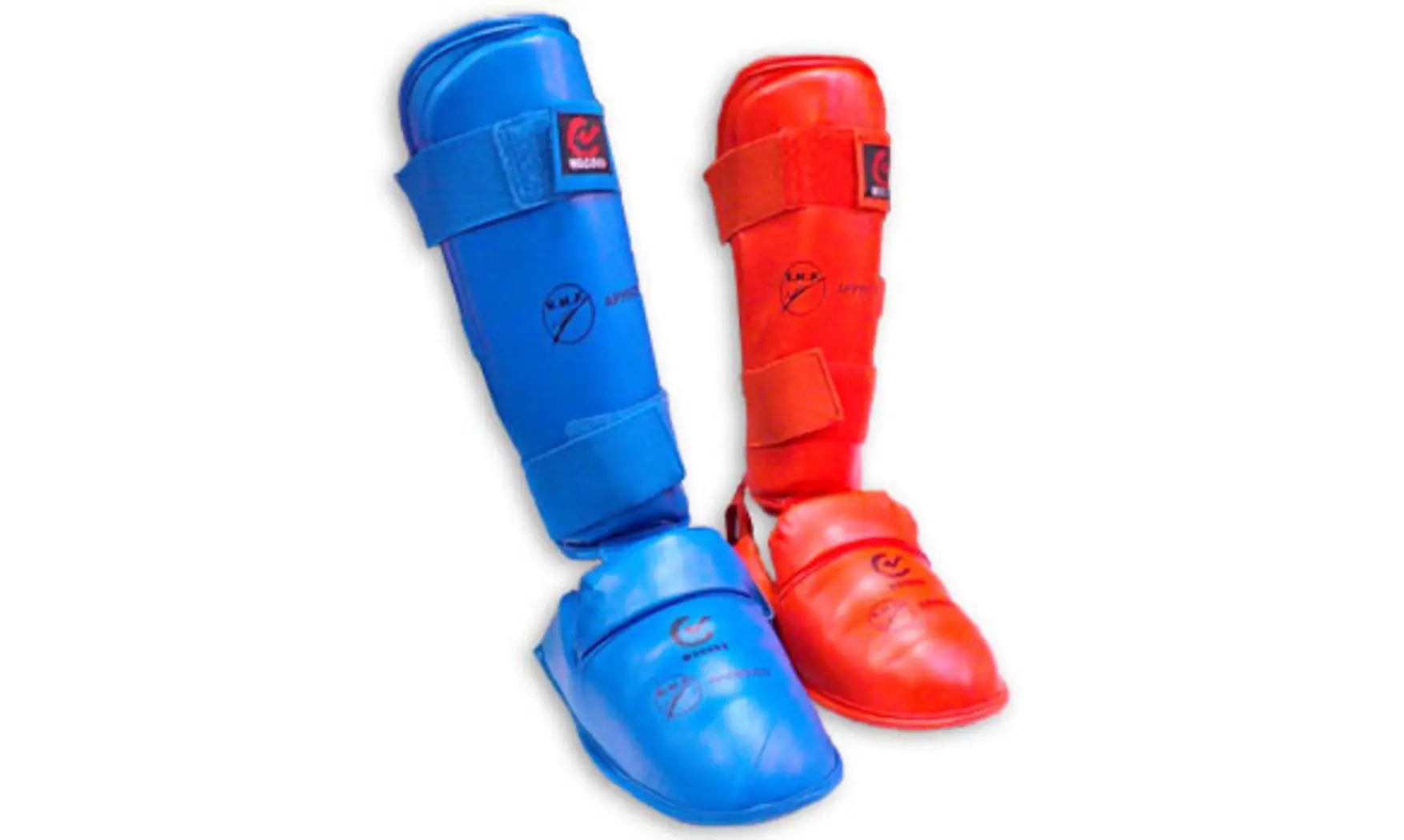 Protèges-tibias Wacoku EKF/WKF Bleu