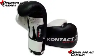 Gants d'entraînement hybride en cuir