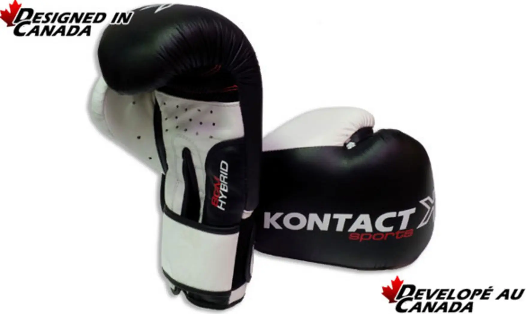 Gants d'entraînement hybride en cuir
